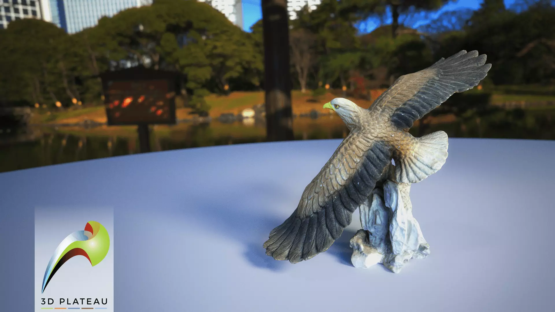 0001-09 Small Eagle 3D print model_0
