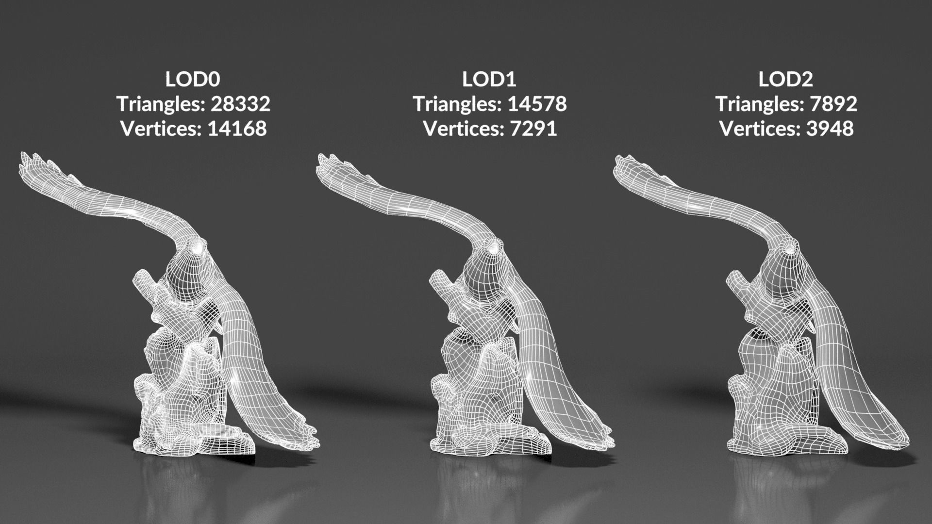 0001-09 Small Eagle 3D print model_3