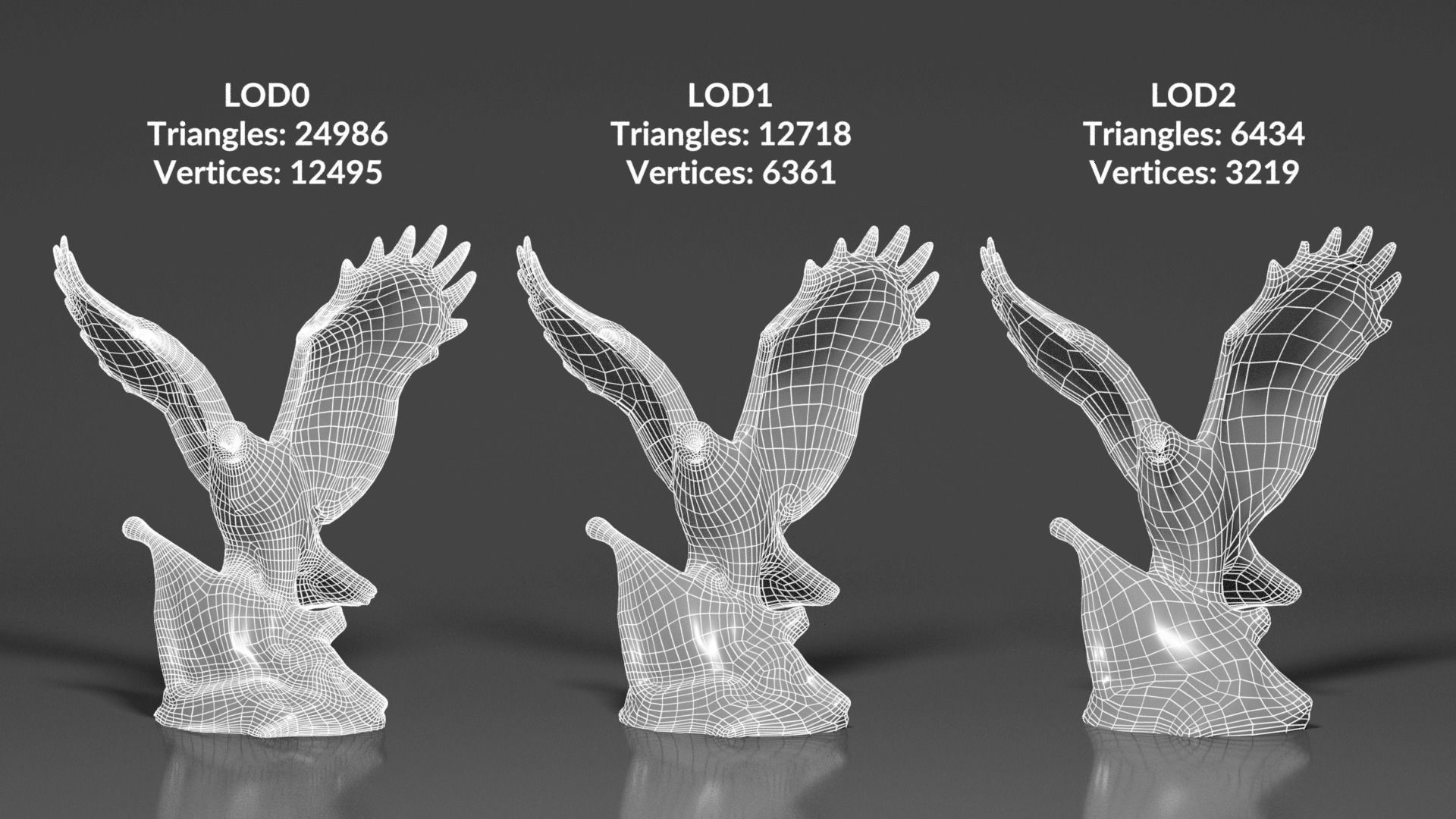 0001-10 Flag Eagle 3D print model_3