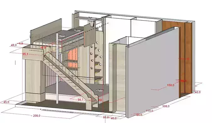 Modern Bedroom DesignvSketchUp