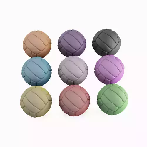 Simple Volleyball Ball Set