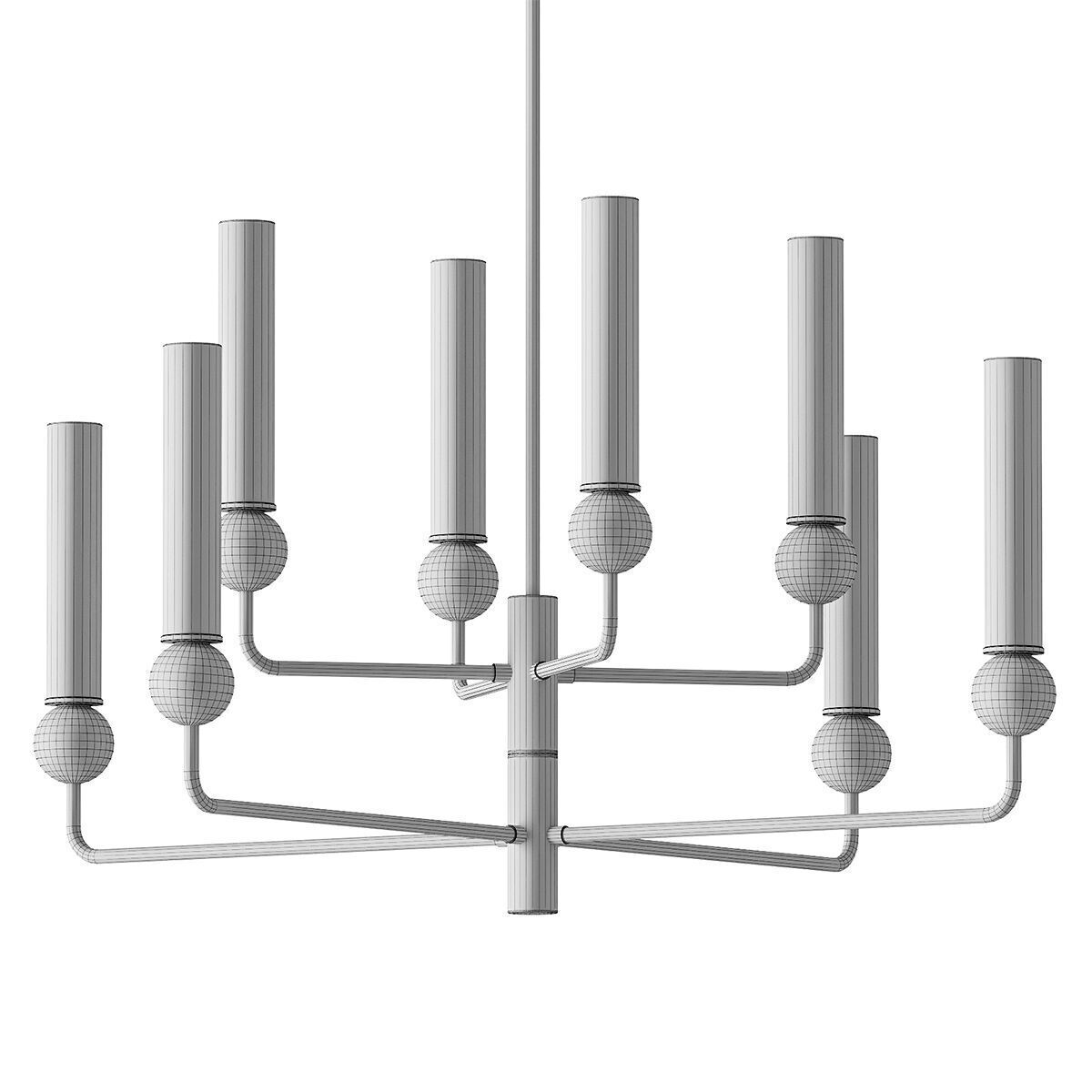 Pendant lamp DELIE by Aromas 3D model_4