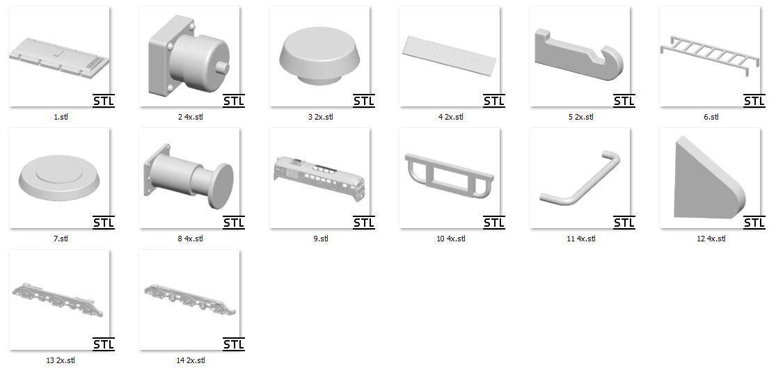 LOK BR 120  V200 TAIGATROMMEL 3D print model_2