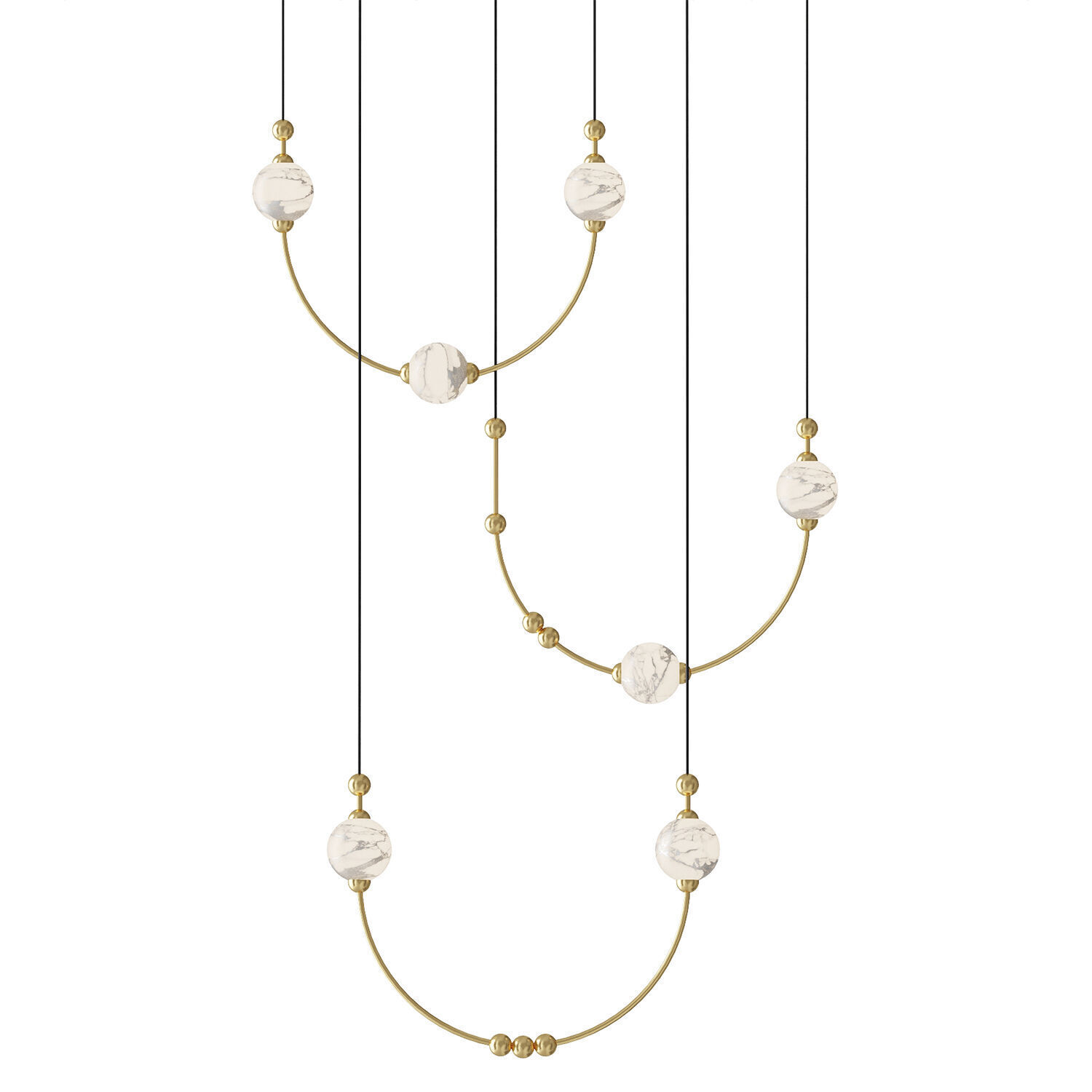 Pendant lamp VERITY 3D model_3