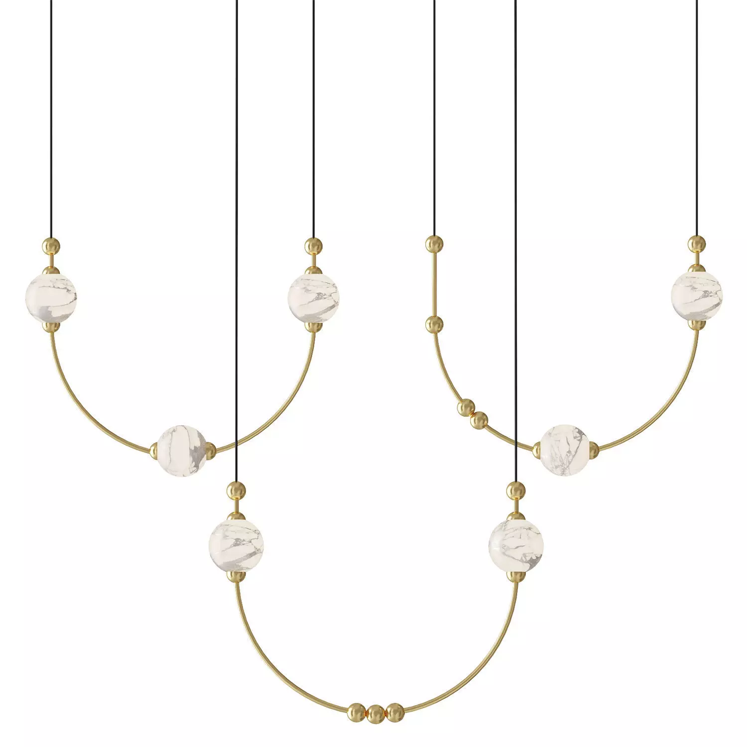 Pendant lamp VERITY 3D model_0