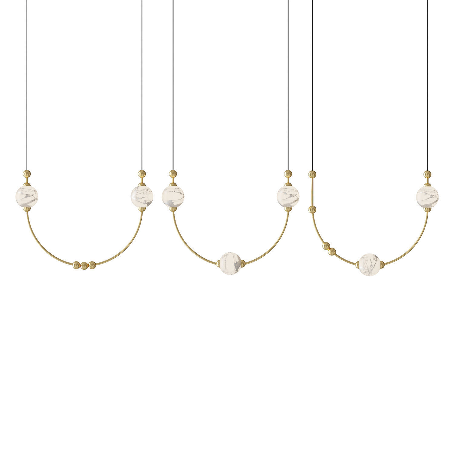 Pendant lamp VERITY 3D model_2