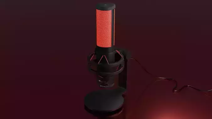 HyperX QuadCast 3D model