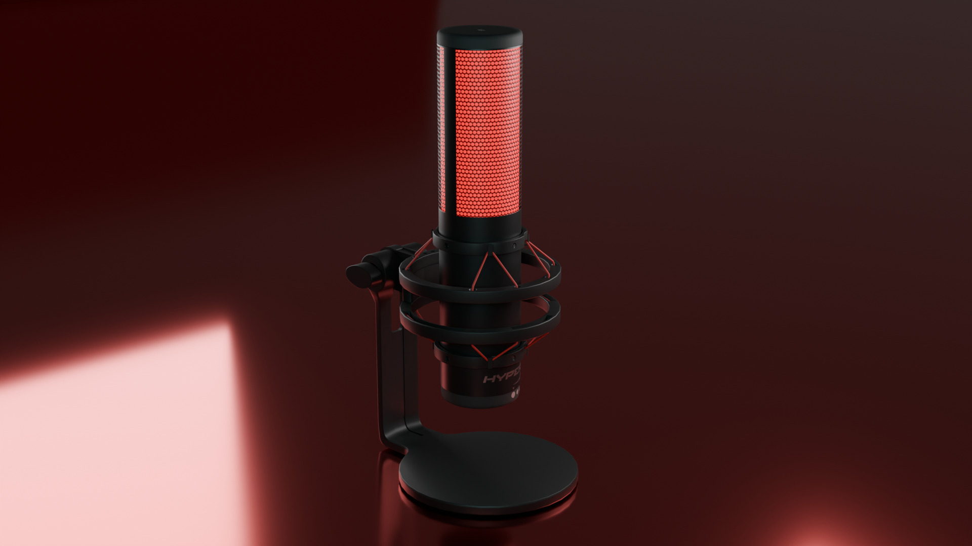 HyperX QuadCast 3D model Low-poly 3D model_2