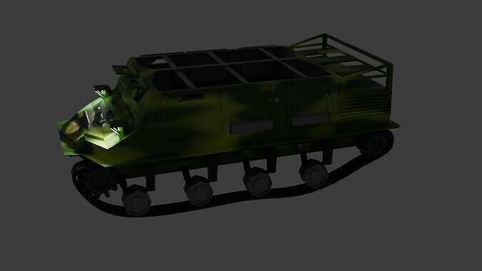 Low-Poli Plastun SN 3D model