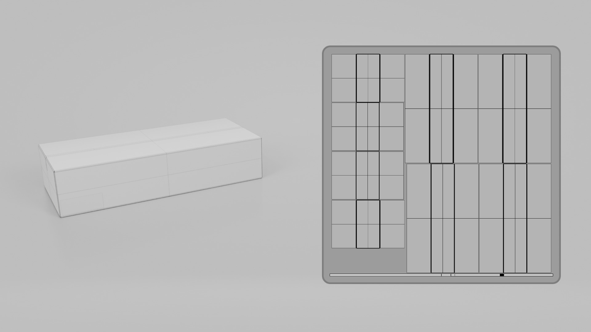 Cardboard Box R-492 - Rigged and Customizable Low-poly 3D model_14