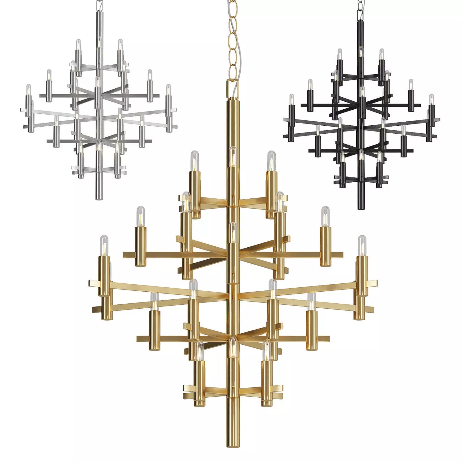 Sonnet Chandelier 3D model