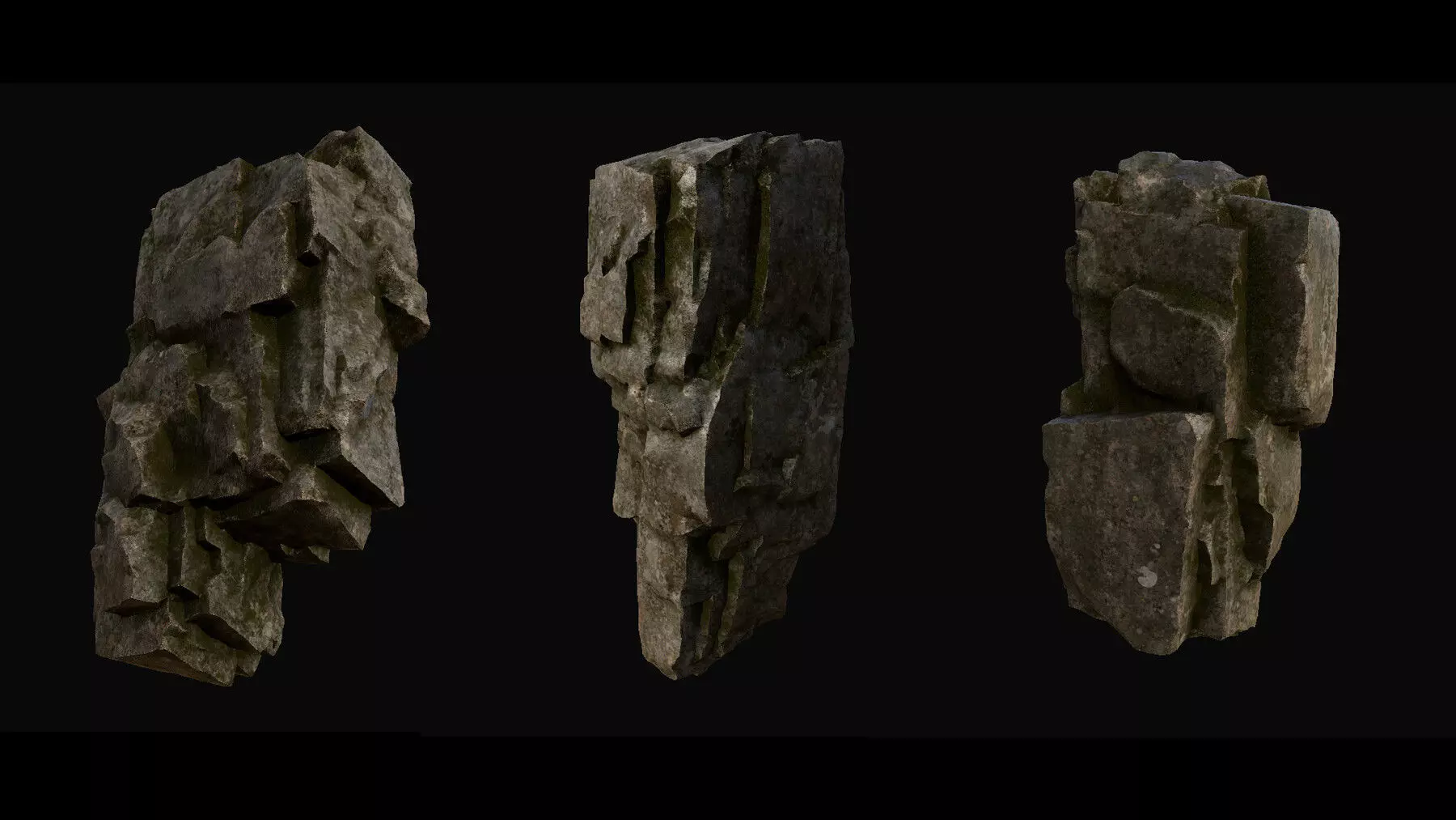 Blender Rock Generator V1 Low-poly 3D model_0