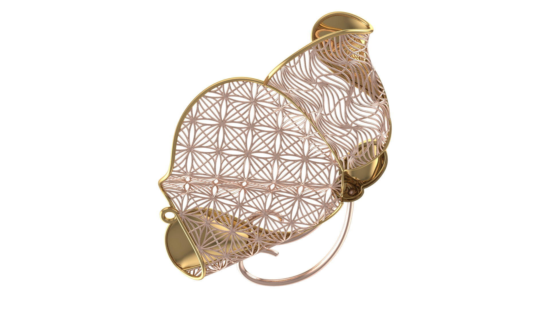 Golden Wings-Wings of Summer-Half Set-H2-16- 3D print model_8