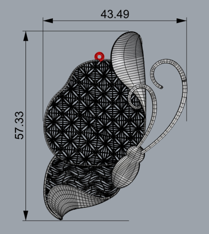 Golden Wings-Wings of Summer-Half Set-H2-16- 3D print model_14