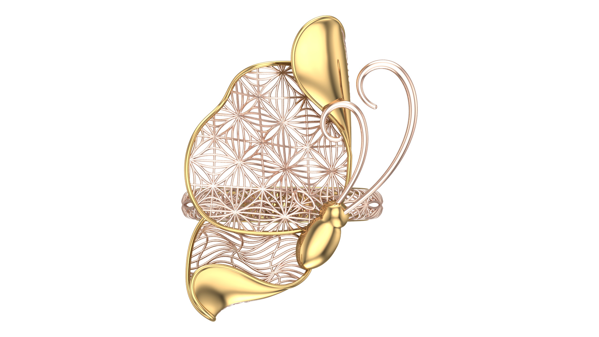 Golden Wings-Wings of Summer-Half Set-H2-16- 3D print model_2