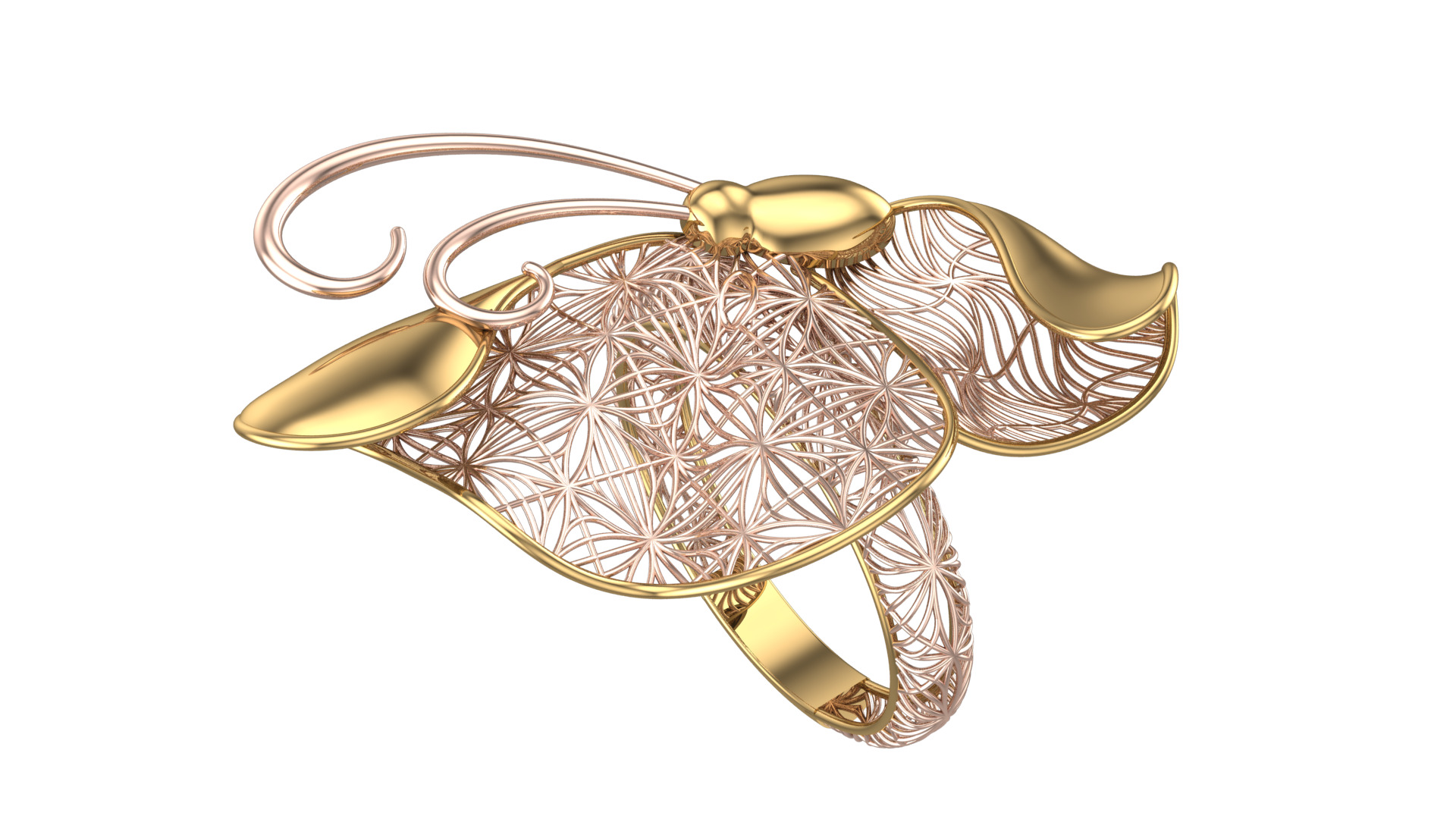 Golden Wings-Wings of Summer-Half Set-H2-16- 3D print model_1