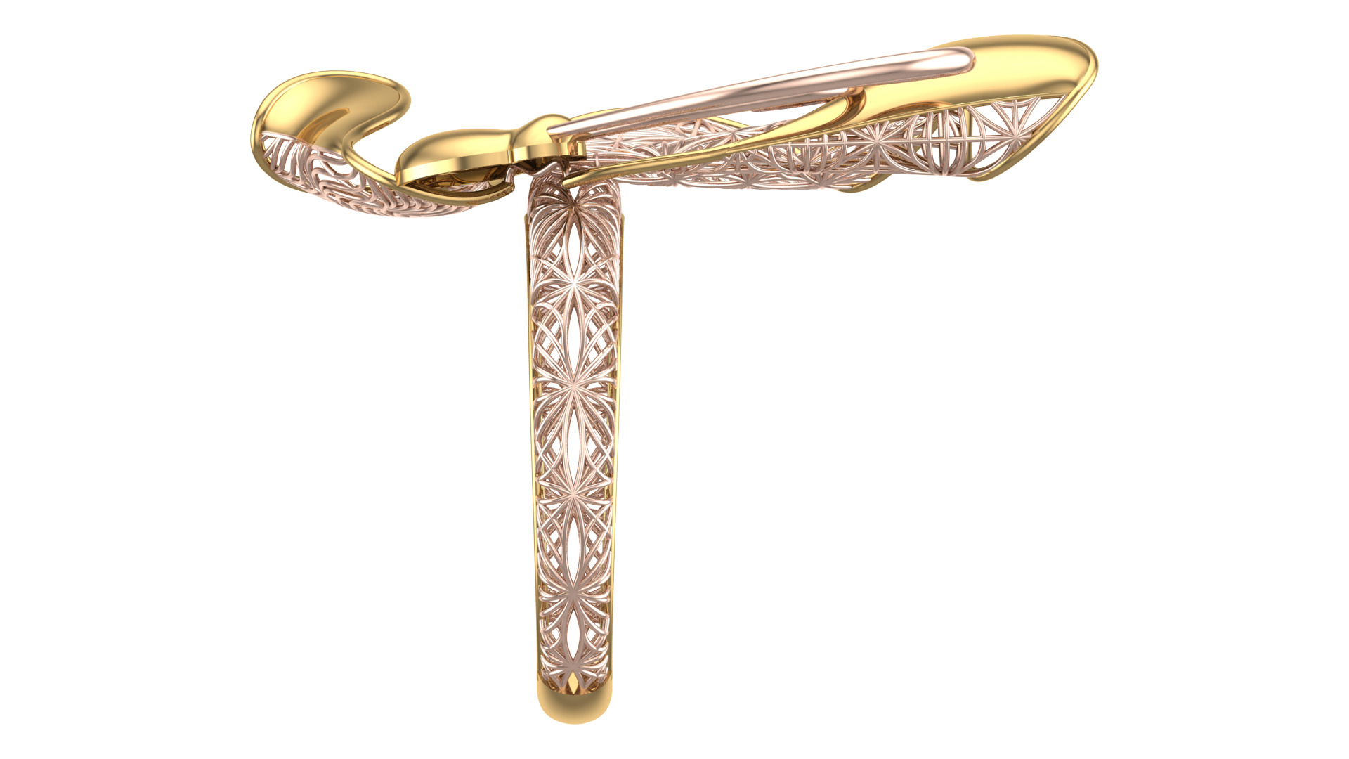 Golden Wings-Wings of Summer-Half Set-H2-16- 3D print model_4