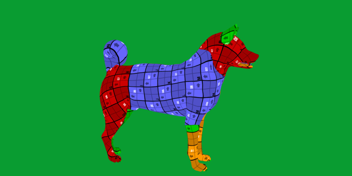 Karelian Bear Dog Low-poly 3D model_13