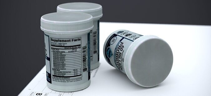 SUPPLEMENTS CONTAINER 2024 3D model 5