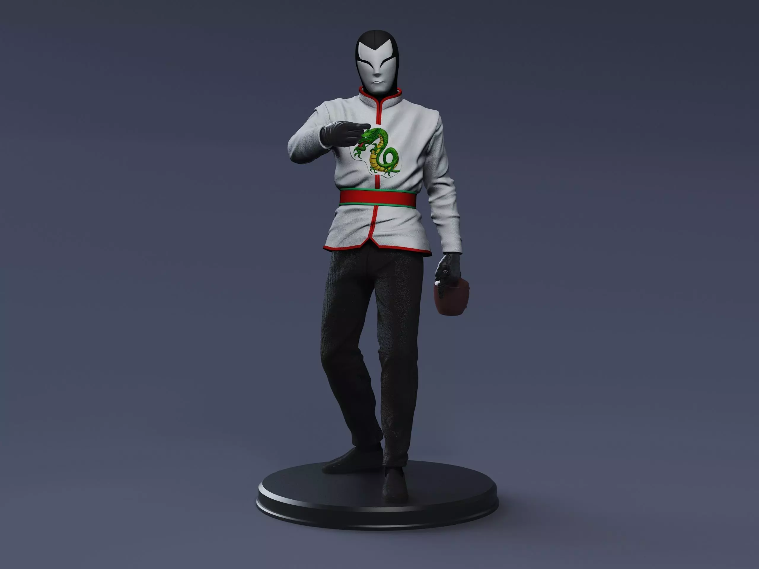 Kanin dragon 3D print model_0