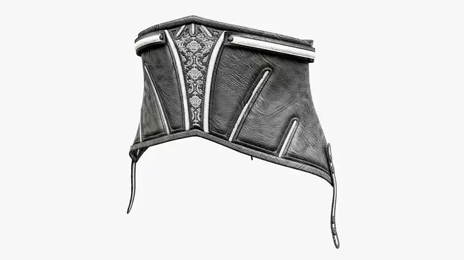 Medieval Corset Low-poly 3D model