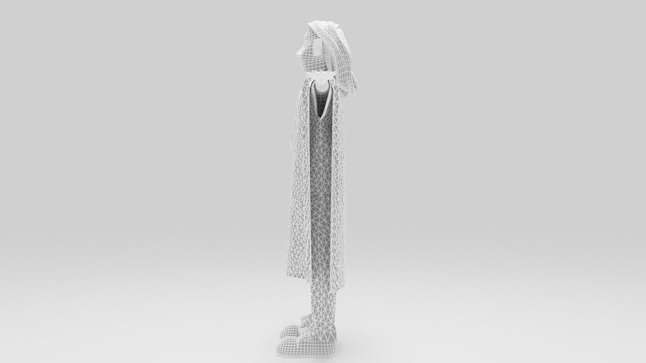 Indian  Mohican pack Rigged  Low-poly 3D model_14