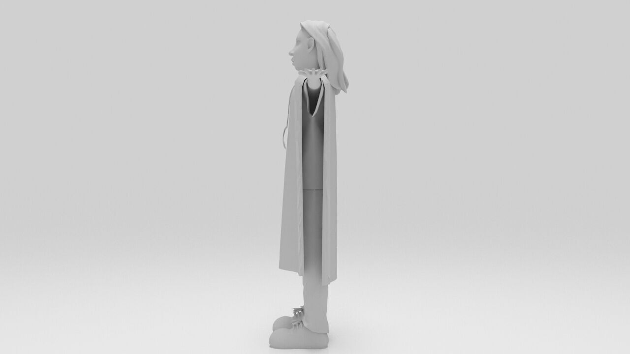 Indian  Mohican pack Rigged  Low-poly 3D model_10