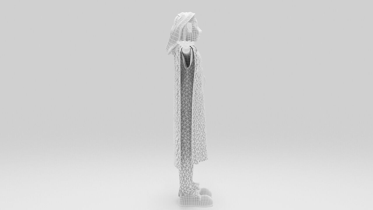 Indian  Mohican pack Rigged  Low-poly 3D model_16