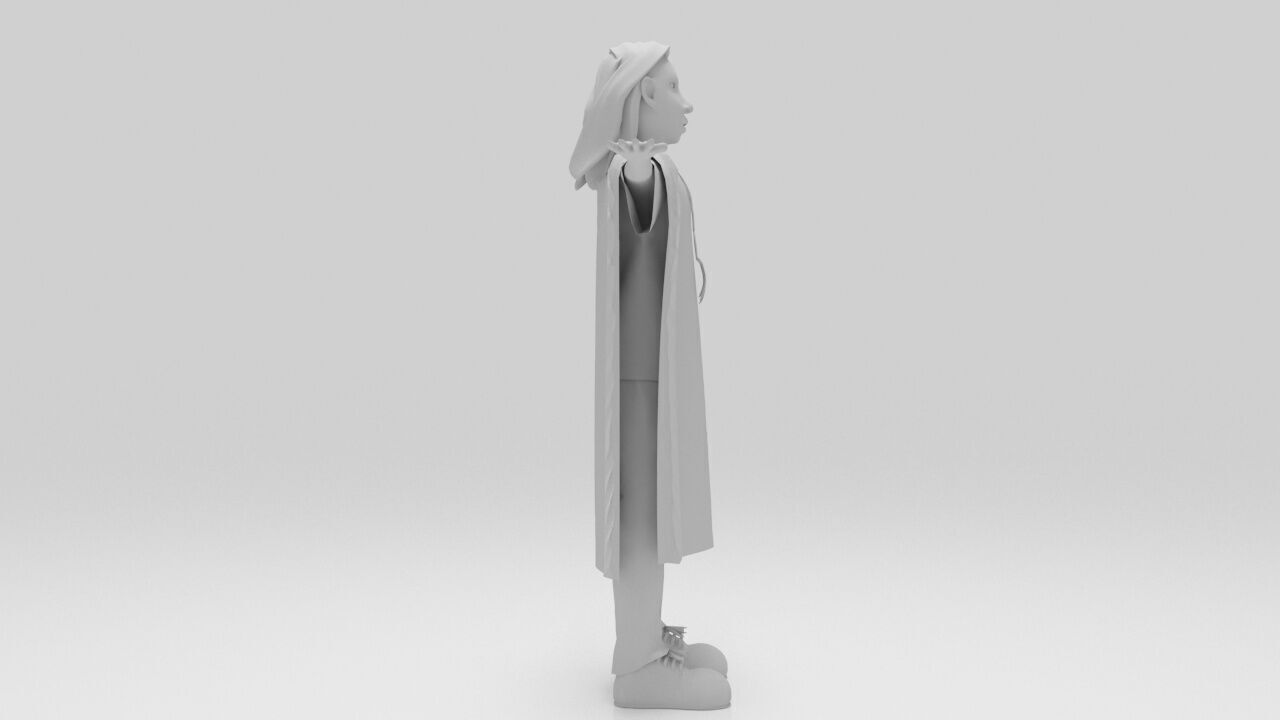 Indian  Mohican pack Rigged  Low-poly 3D model_12