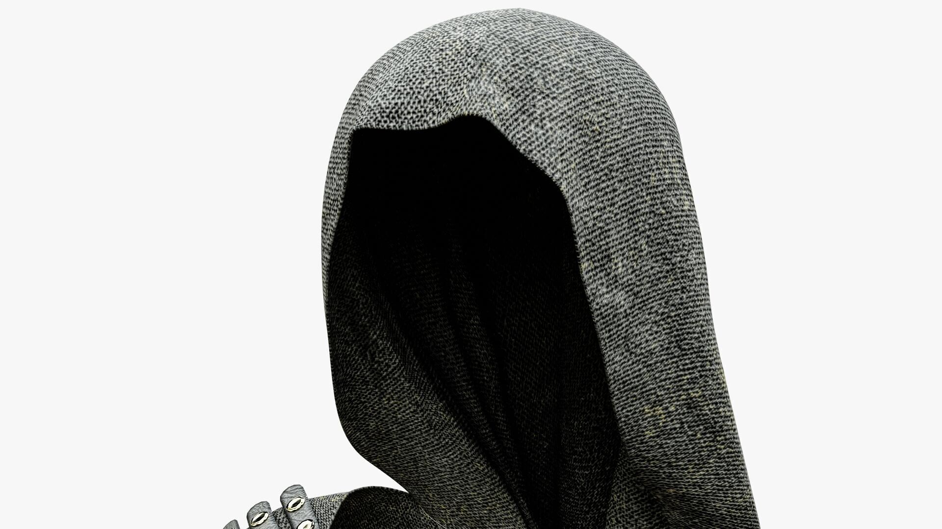 Medieval Hooded Cloak free VR / AR / low-poly 3D model | CGTrader
