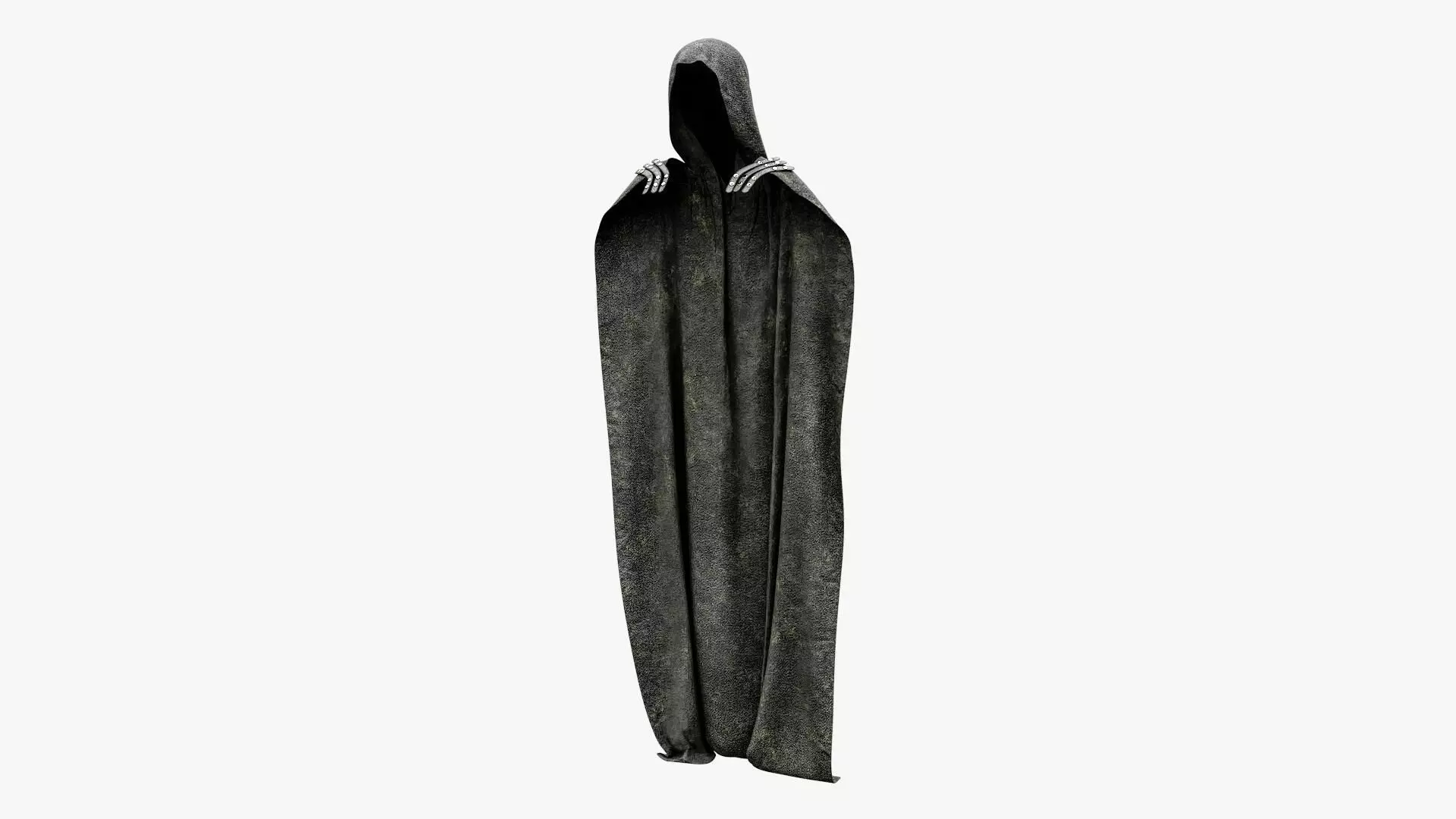 Medieval Hooded Cloak Free low-poly 3D model