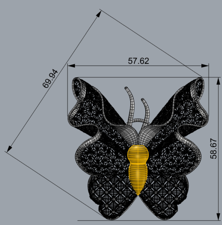 Golden Wings-Wings of Summer-Half Set-H2-20- 3D print model_23