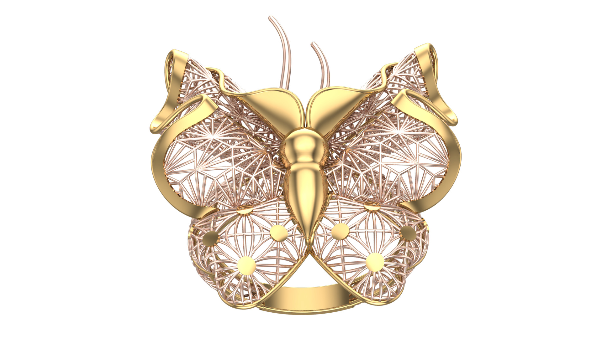 Golden Wings-Wings of Summer-Half Set-H2-20- 3D print model_10