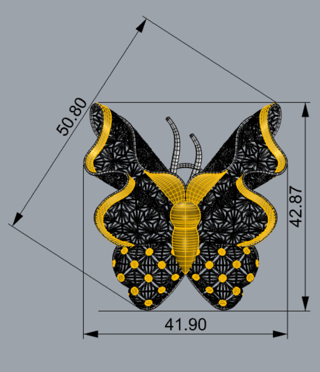 Golden Wings-Wings of Summer-Half Set-H2-20- 3D print model_20