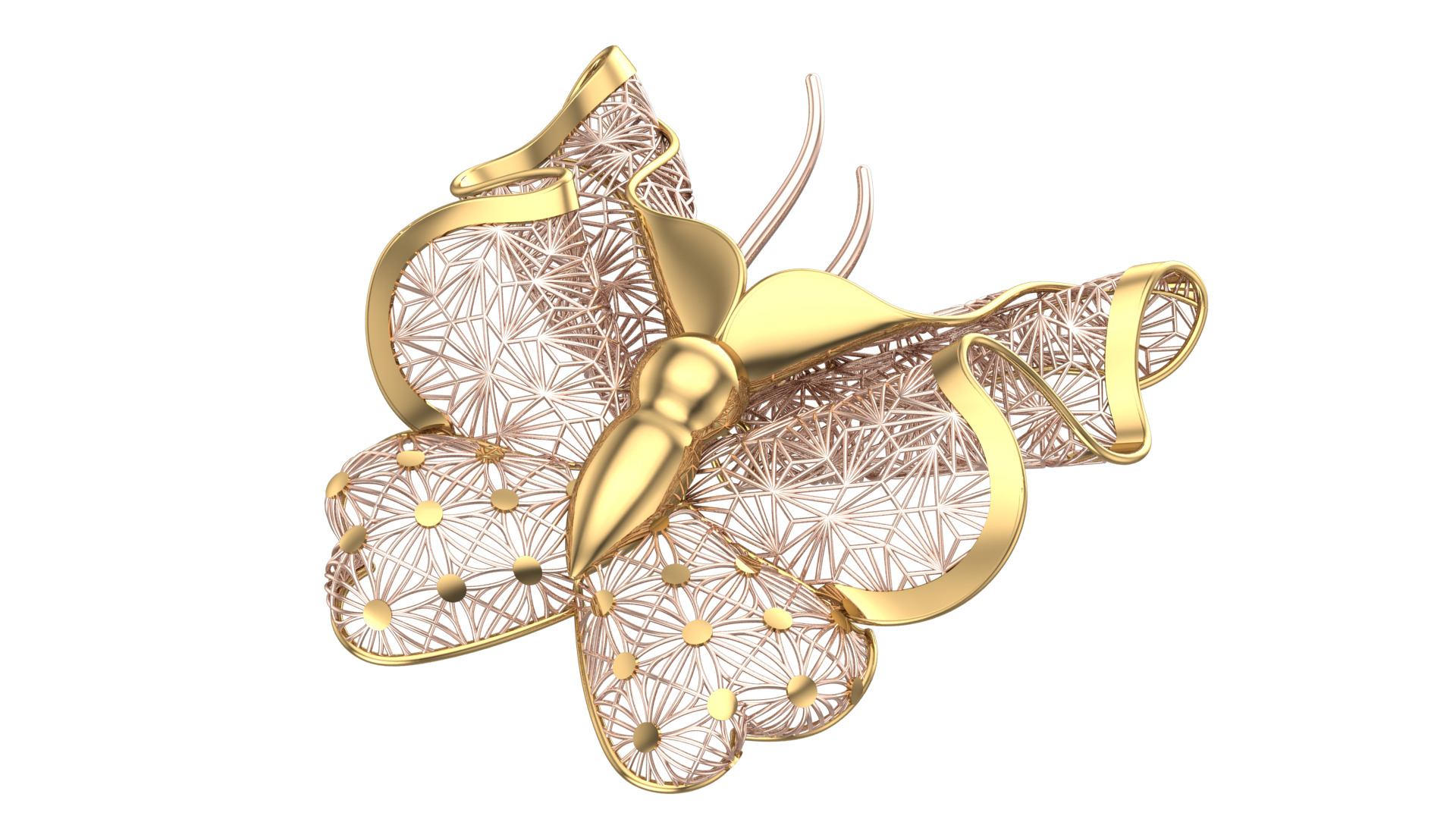 Golden Wings-Wings of Summer-Half Set-H2-20- 3D print model_8
