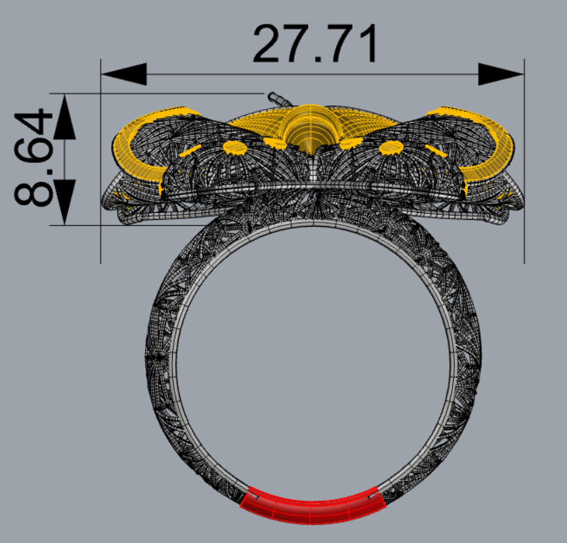 Golden Wings-Wings of Summer-Half Set-H2-20- 3D print model_18