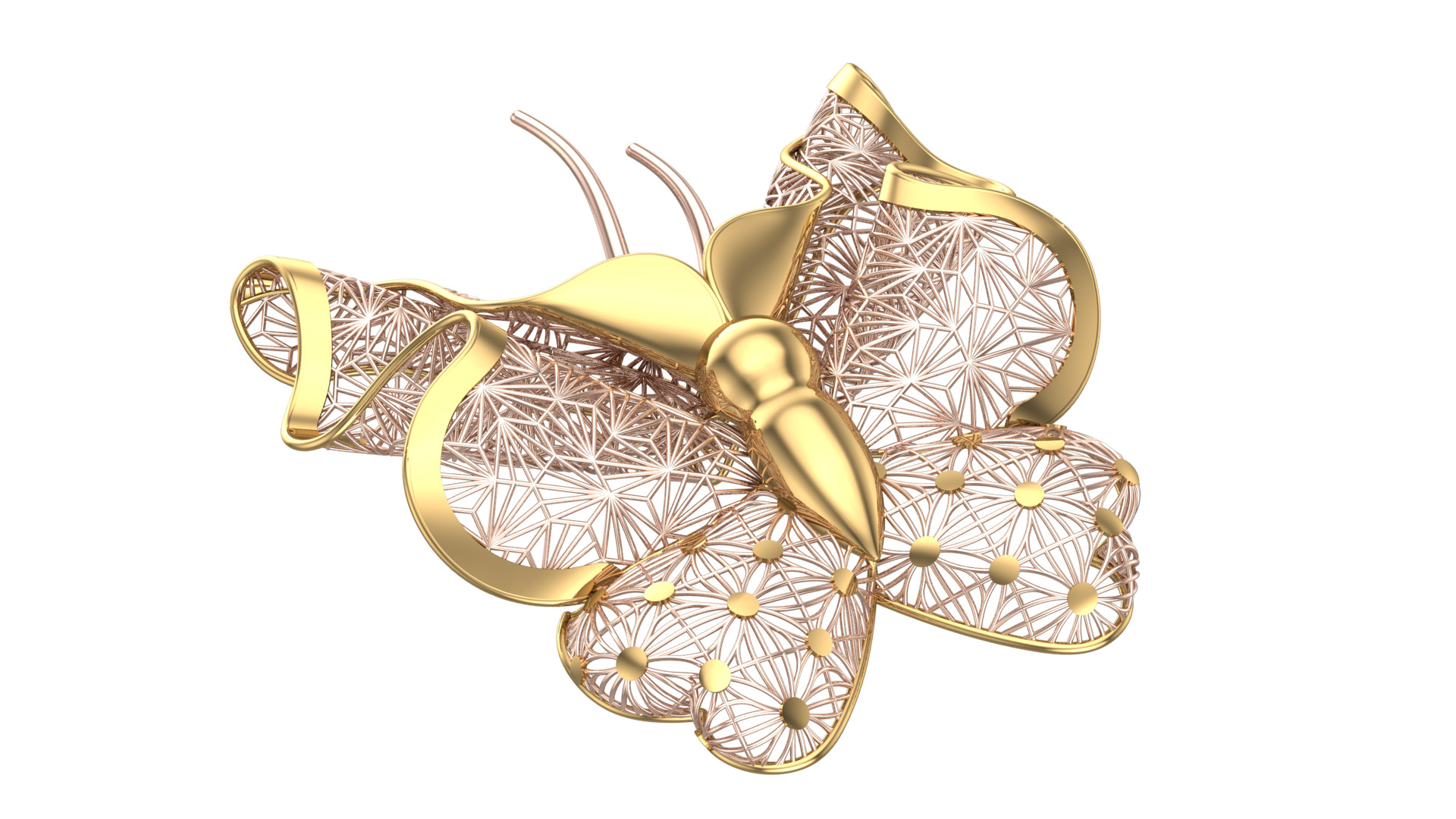 Golden Wings-Wings of Summer-Half Set-H2-20- 3D print model_13