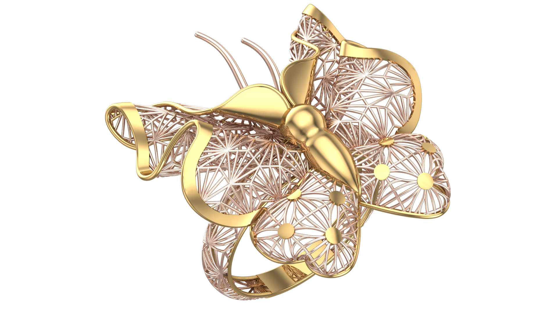 Golden Wings-Wings of Summer-Half Set-H2-20- 3D print model_14