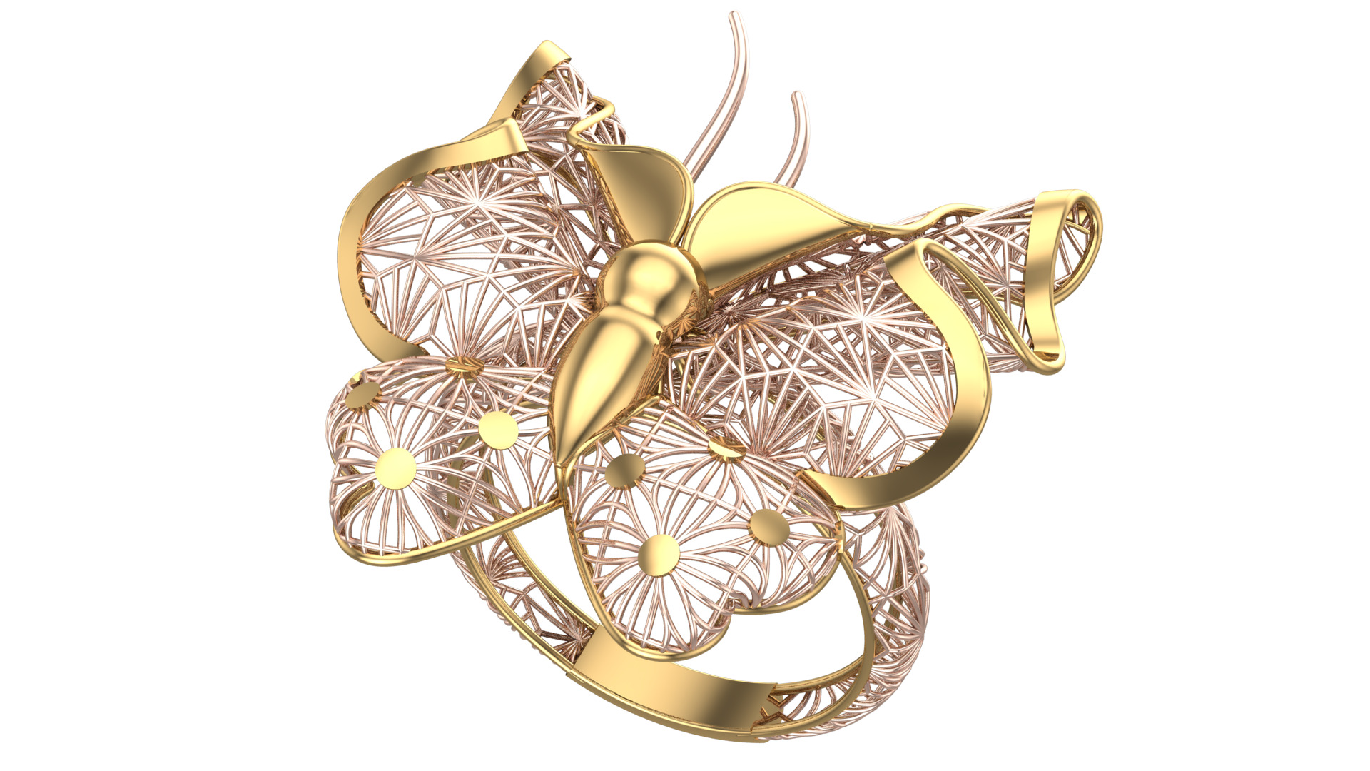 Golden Wings-Wings of Summer-Half Set-H2-20- 3D print model_5