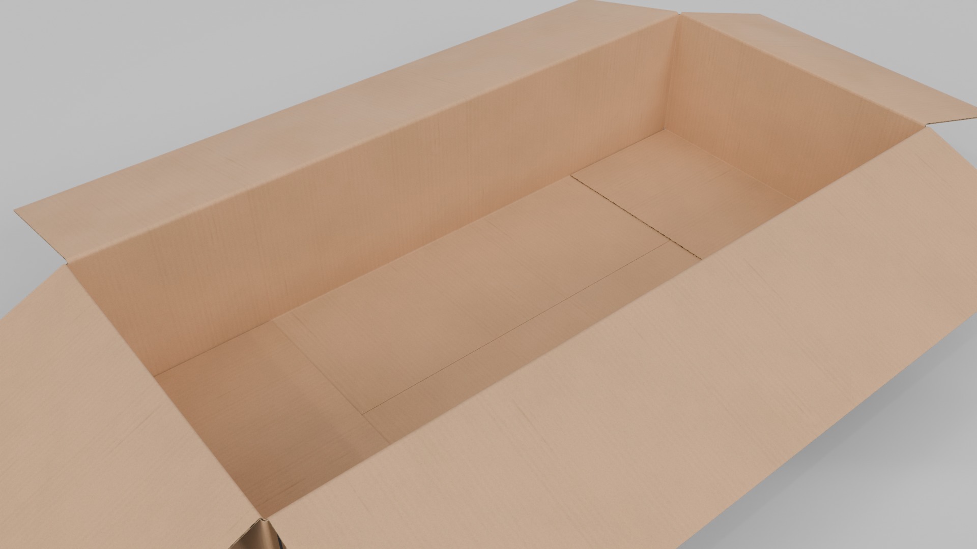 Large Storage Cardboard Boxes - Rigged and Customizable Set 3D Model Collection_38