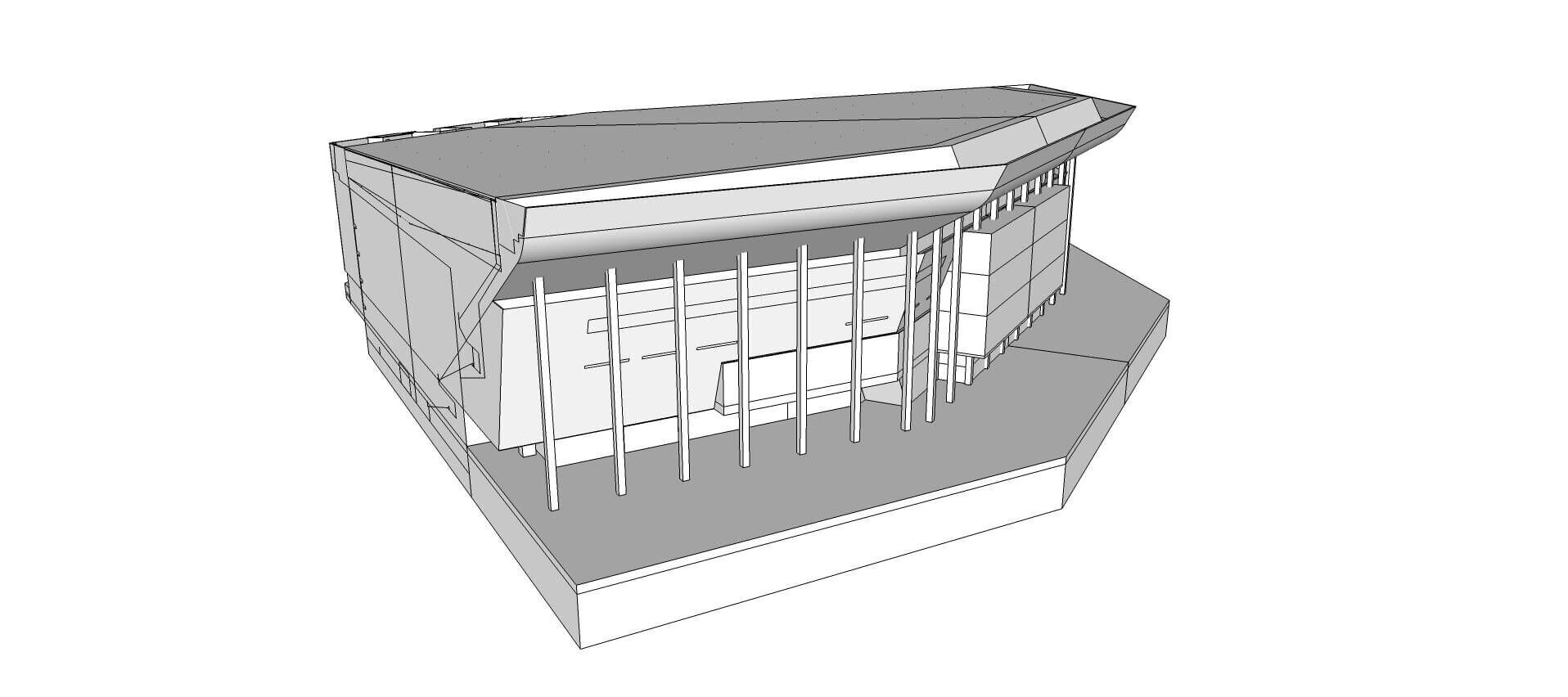 K-Arena Yokohama - Japan 3D model_13