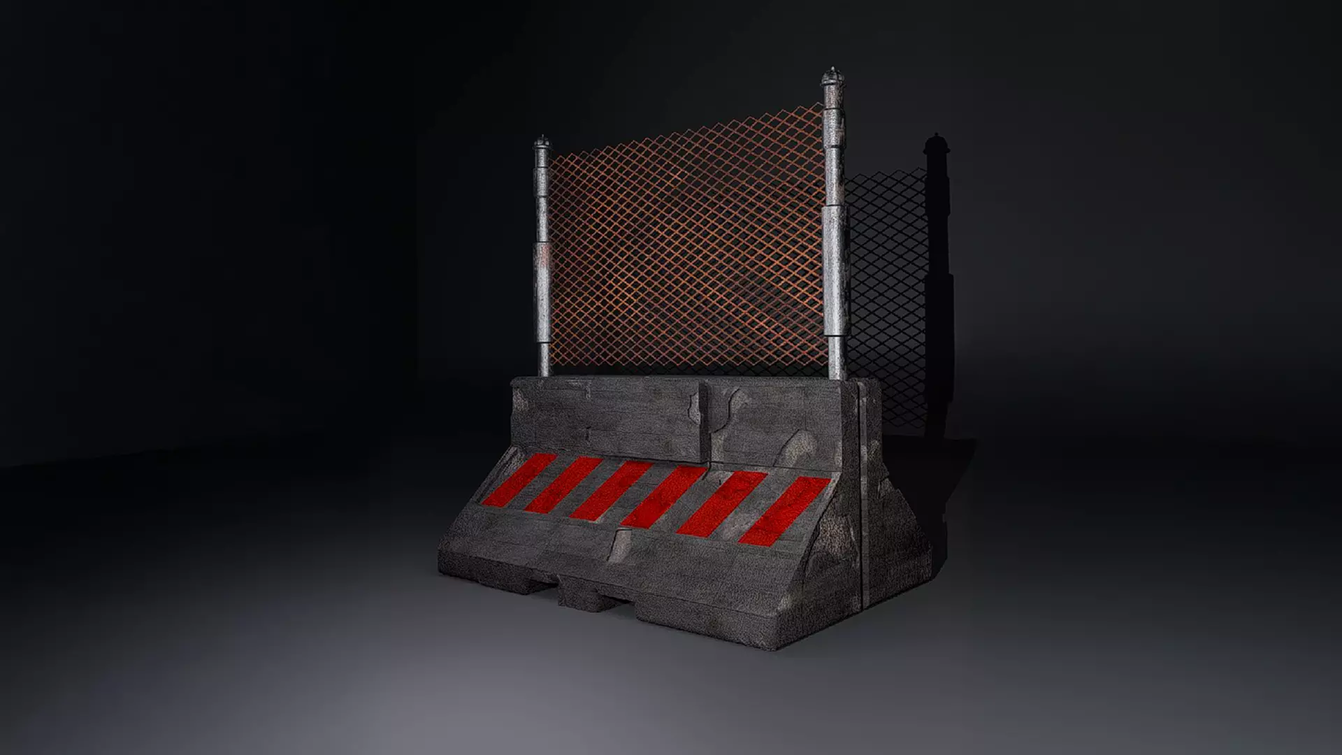 Safety barriers  3D model_0