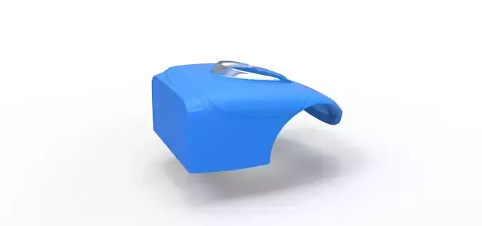 Shell of Vintage front engine dragster Version 4 Scale 1 to 25