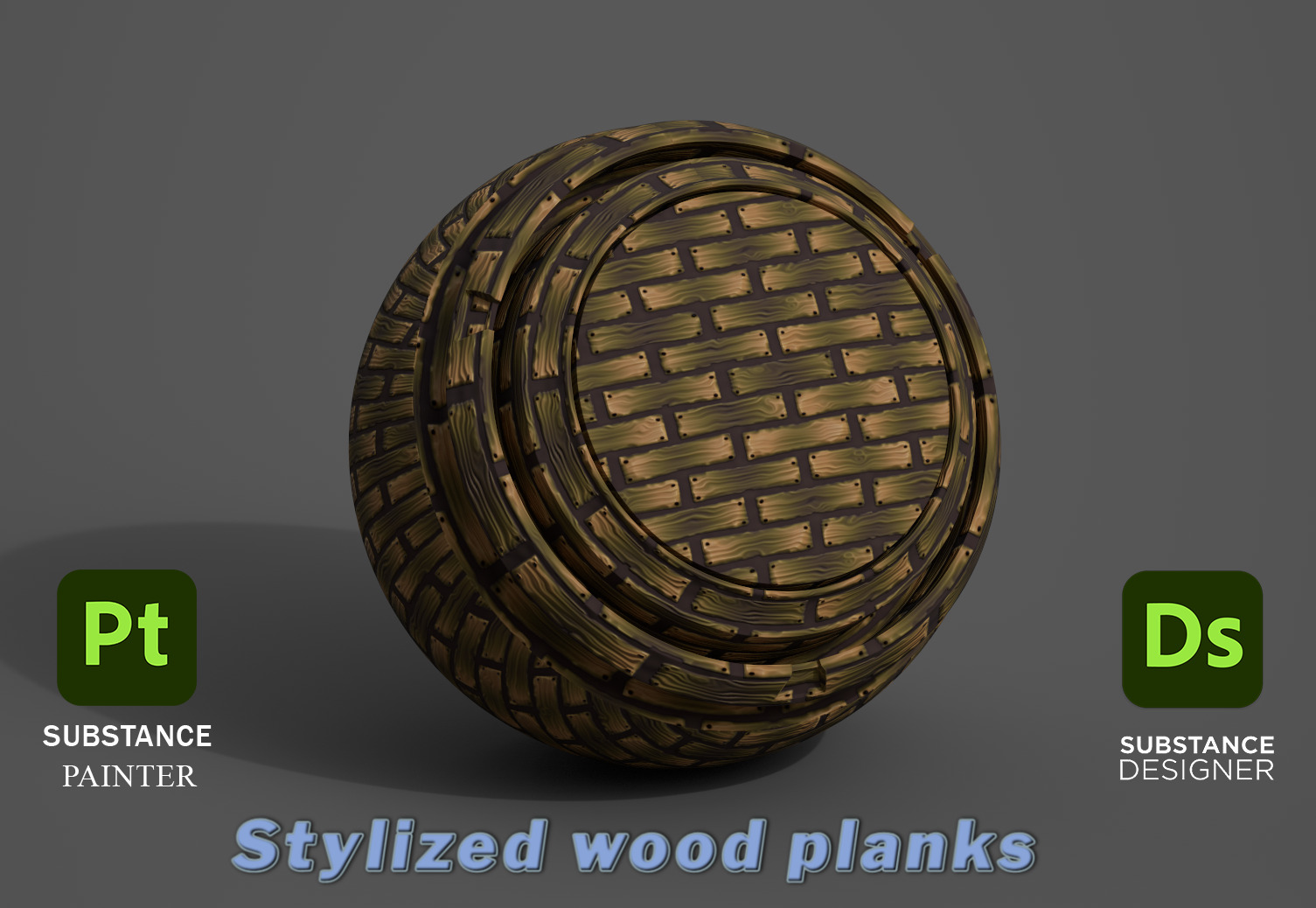 Pack of 6 Unique Stylized Materials Texture_2