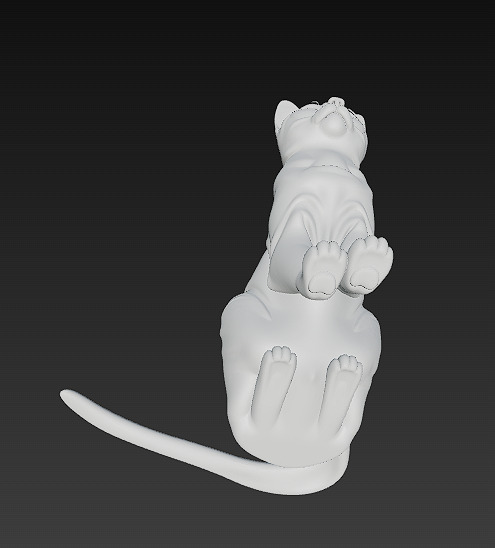 Cat Realistic 3D Model Basic - Low Poly Realistic Low-poly 3D model_13