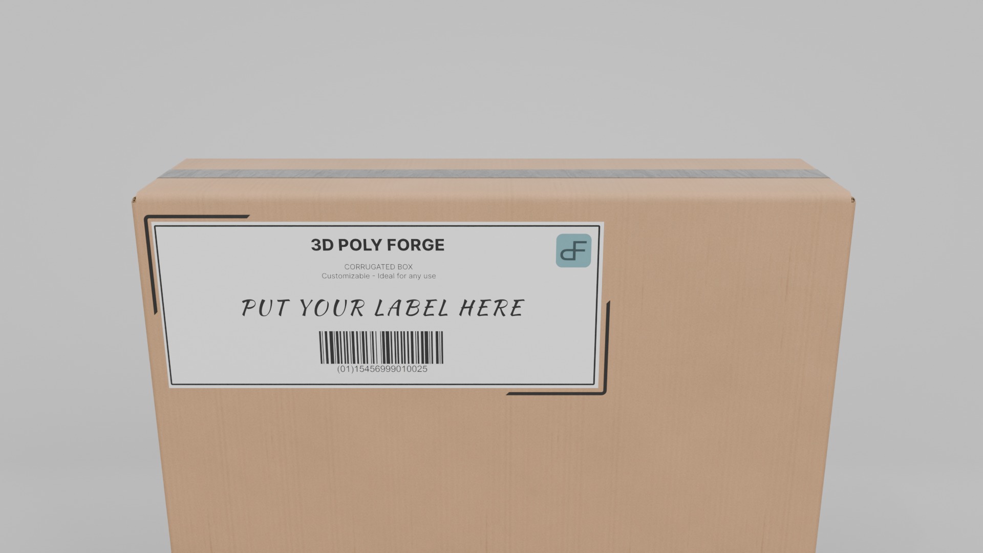 Shipping and Logistics Boxes - Rigged and Customizable Set 3D Model Collection_20