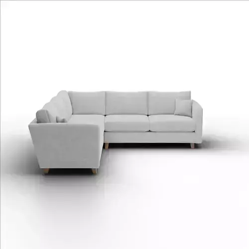 Lori L Sectional Soft Fabric Modern Living Room Furniture