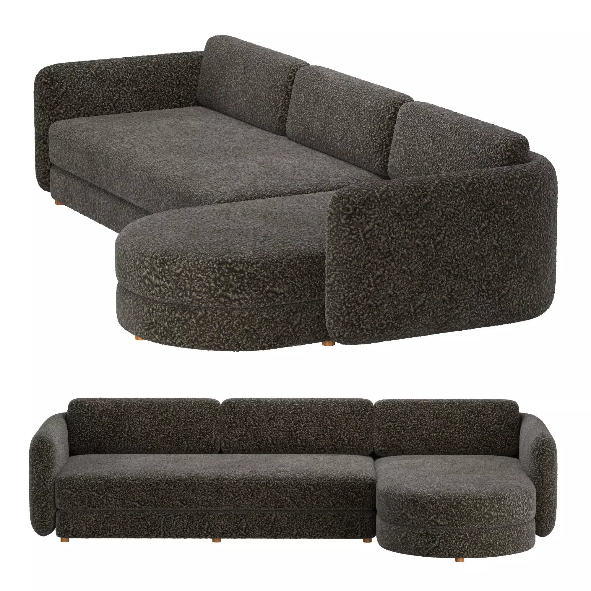 Crew Sectional sofa 3D model