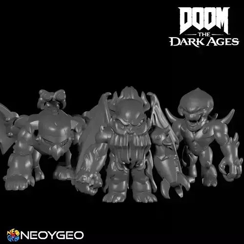 TOYS PACK SERRAT - THE OLD ONE - IMP STALKER - DOOM DARK AGES 3D print model
