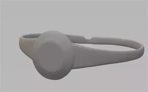 Brilliant amber ring